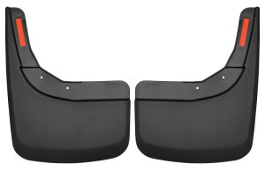 Chevrolet Silverado 1500 Mud Guards - Rear - Husky Liners - FormFit - Black - `19-`23